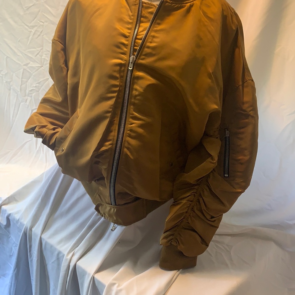 Fear Of God bomber jacket mustard color previously worn